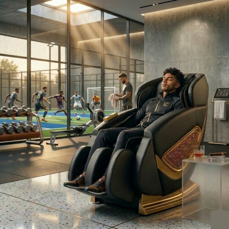 fauteuil massant - récupération sportive